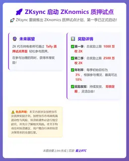 ZKsync 启动 ZKnomics 质押试点