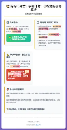 狗狗币死亡十字倒计时：价格危险信号解析