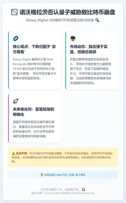 诺沃格拉茨否认量子威胁致比特币崩盘