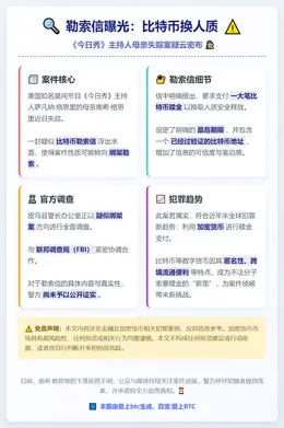 勒索信曝光：比特币换人质