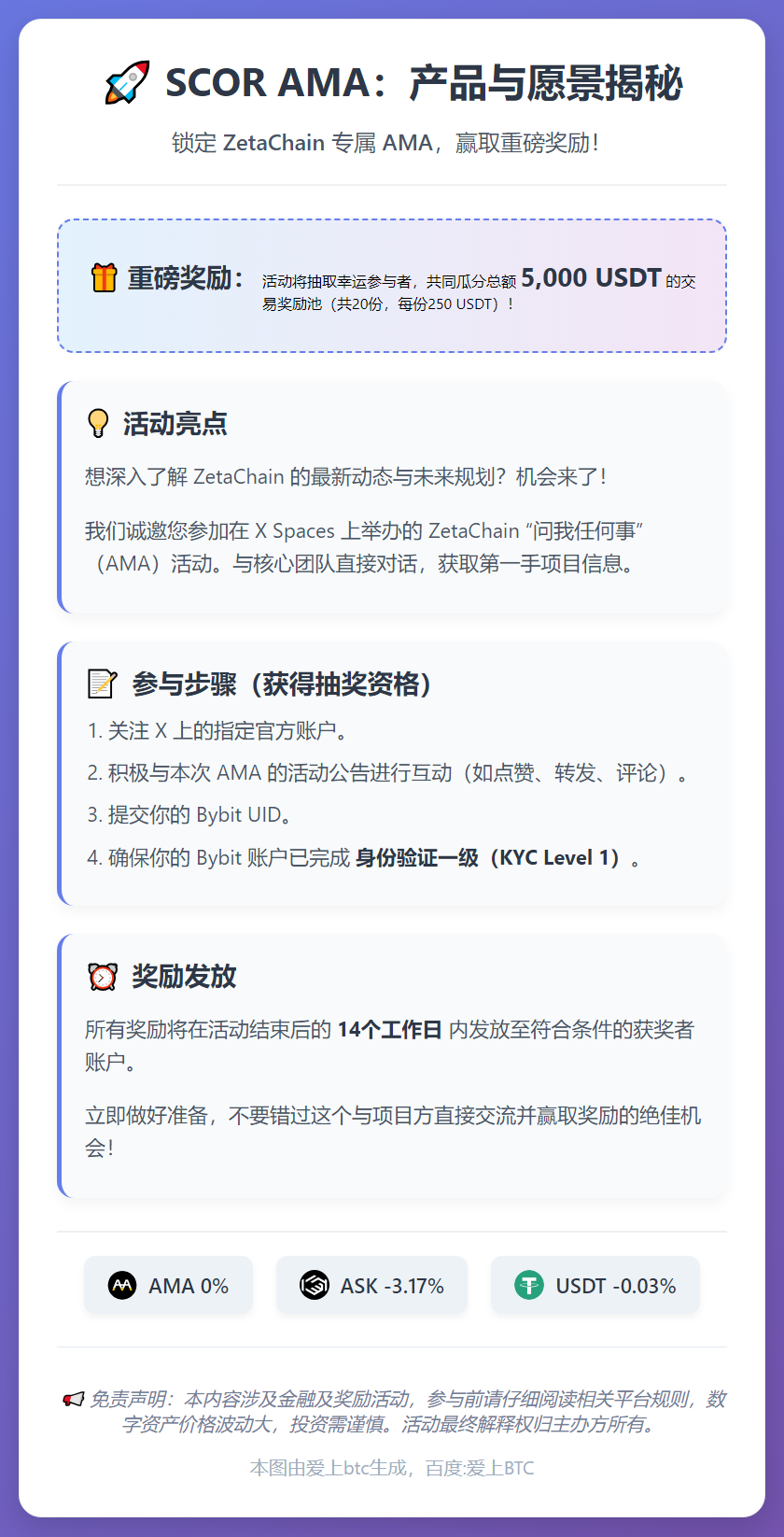 SCOR AMA：产品与愿景揭秘