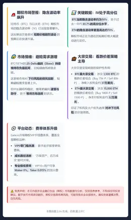 BTC隐波升至81%分位，期权看跌价差策略主导