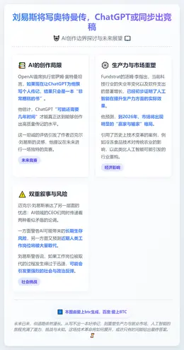 刘易斯将写奥特曼传，ChatGPT或同步出竞稿