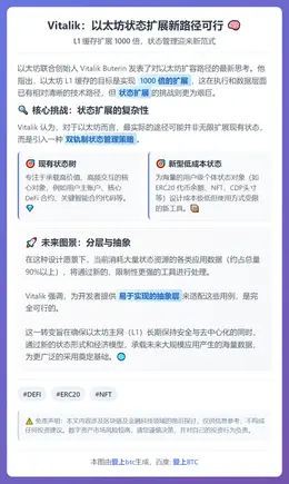 Vitalik：以太坊状态扩展新路径可行