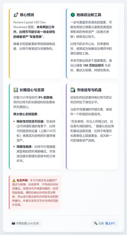 政府三年内或各购百万比特币