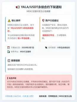 YALAUSDT永续合约下架通知