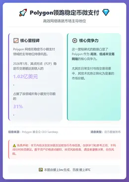 Polygon领跑稳定币微支付