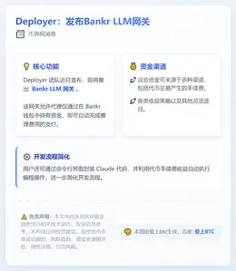 Deployer：发布Bankr LLM网关