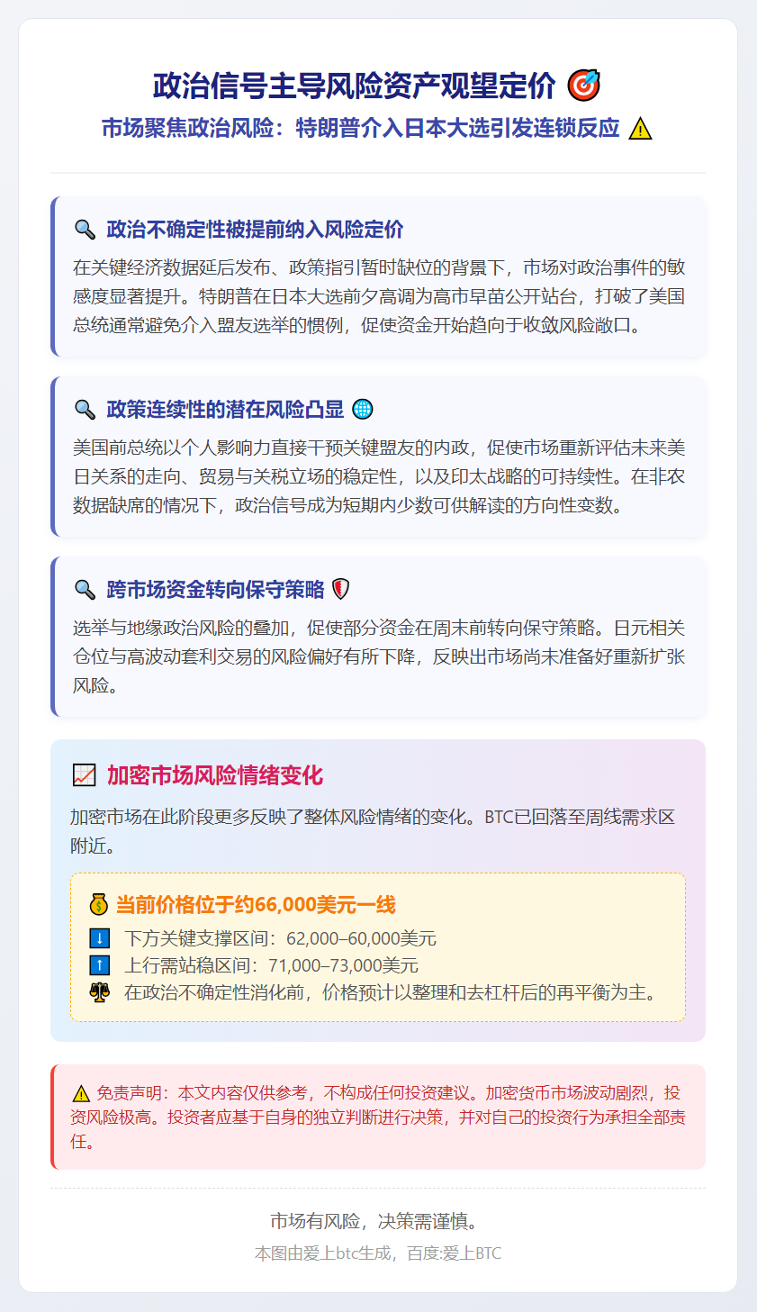 政治信号主导风险资产观望定价
