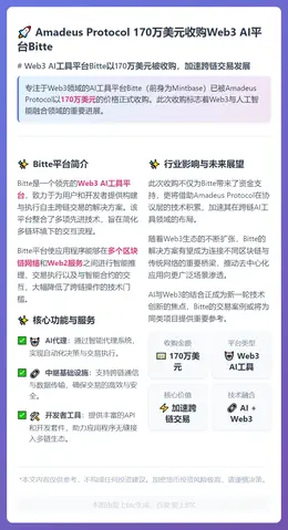 Amadeus Protocol 170万美元收购Web3
