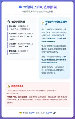 新地址从币安提币1.5亿美元