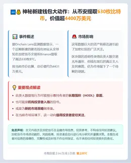 新建钱包从币安提取630枚BTC