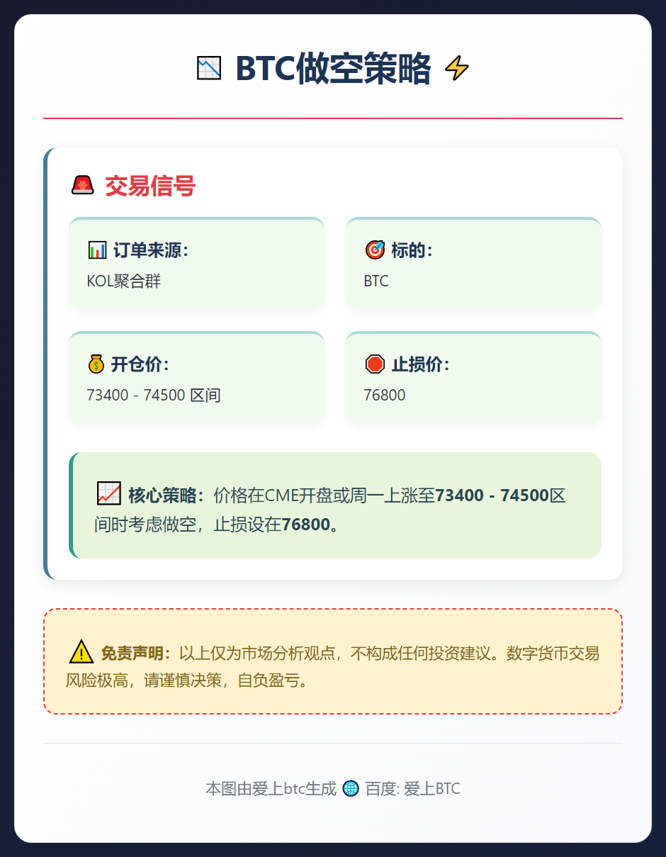 BTC做空策略
