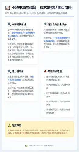 比特币卖压缓解，复苏待现货需求回暖