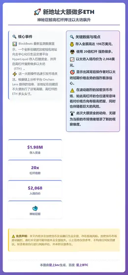 新地址大额做多ETH