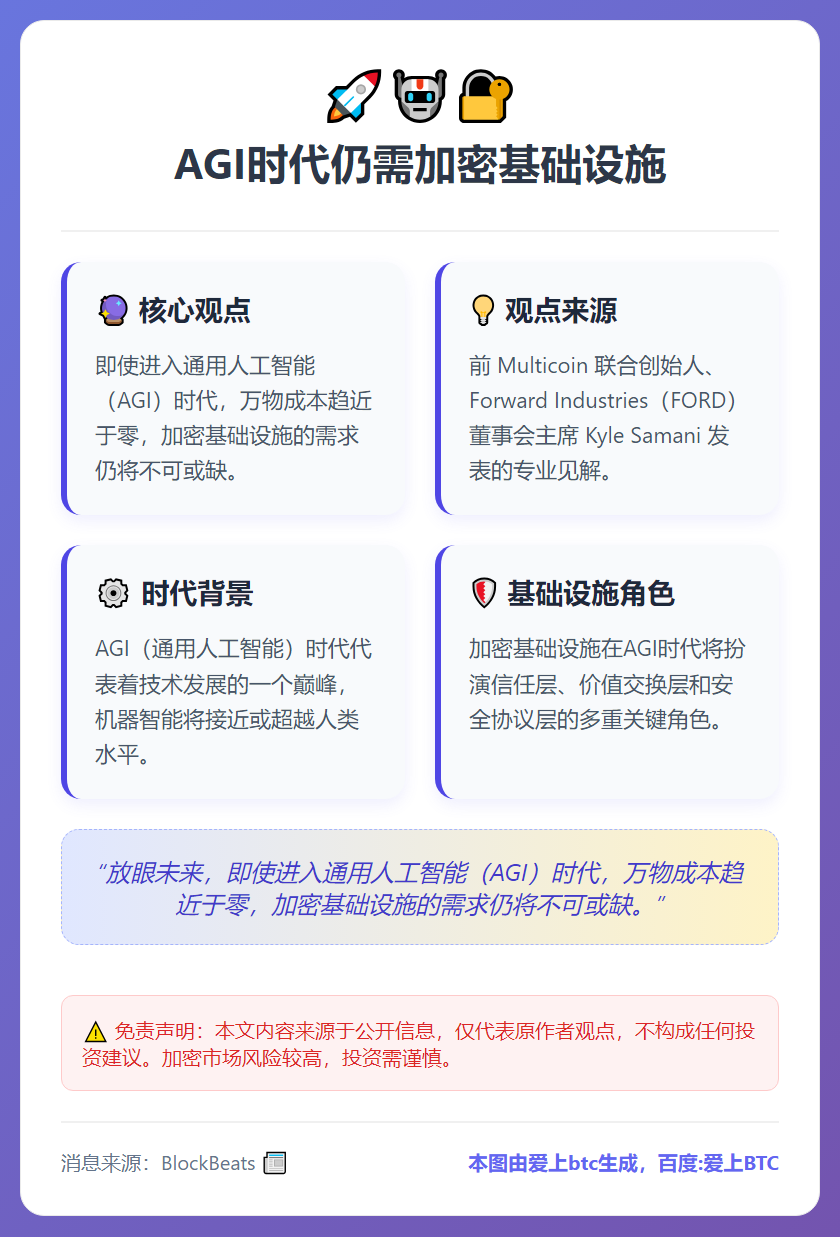 AGI时代仍需加密基础设施