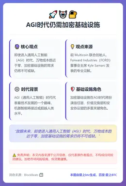 AGI时代仍需加密基础设施