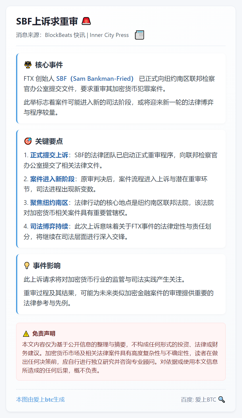 SBF上诉求重审