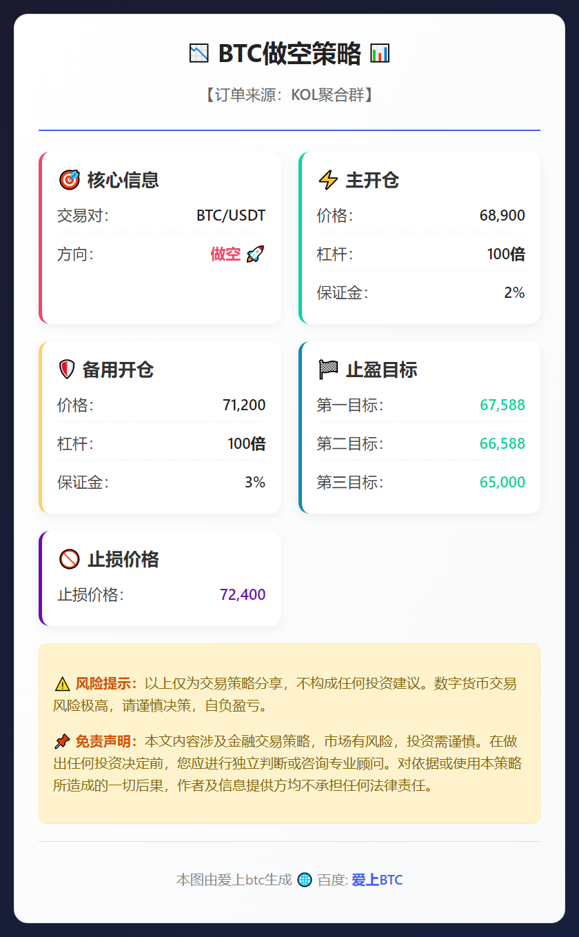 BTC做空策略