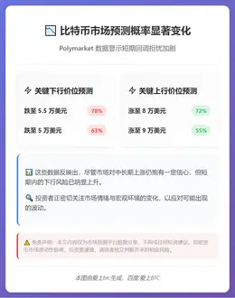 比特币今年或跌至5.5万美元概率升至78%