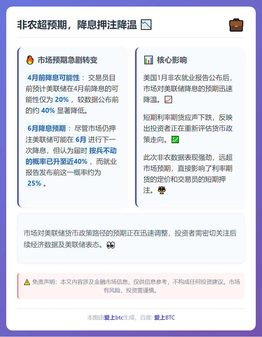 非农超预期，降息押注降温