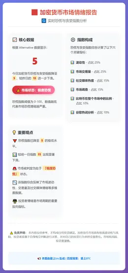 恐慌指数降至5，市场仍极度恐慌