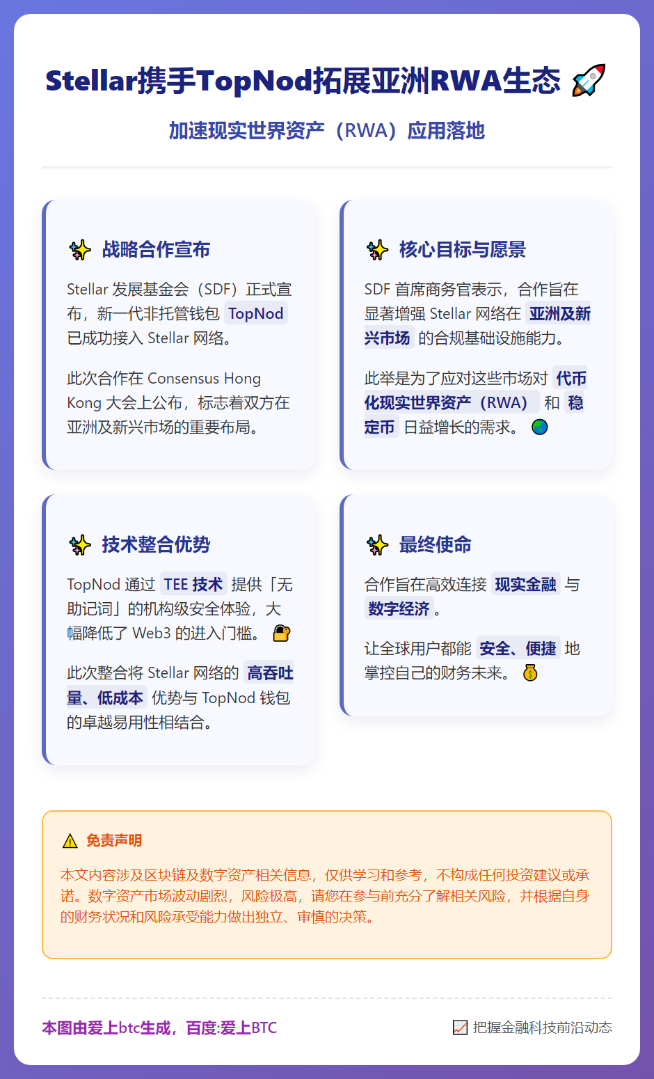 Stellar携手TopNod拓展亚洲RWA生态