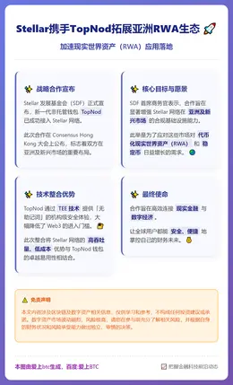 Stellar携手TopNod拓展亚洲RWA生态