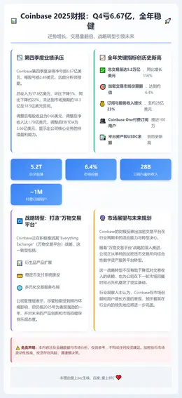 Coinbase 2025财报：Q4亏6.67亿，全年稳健