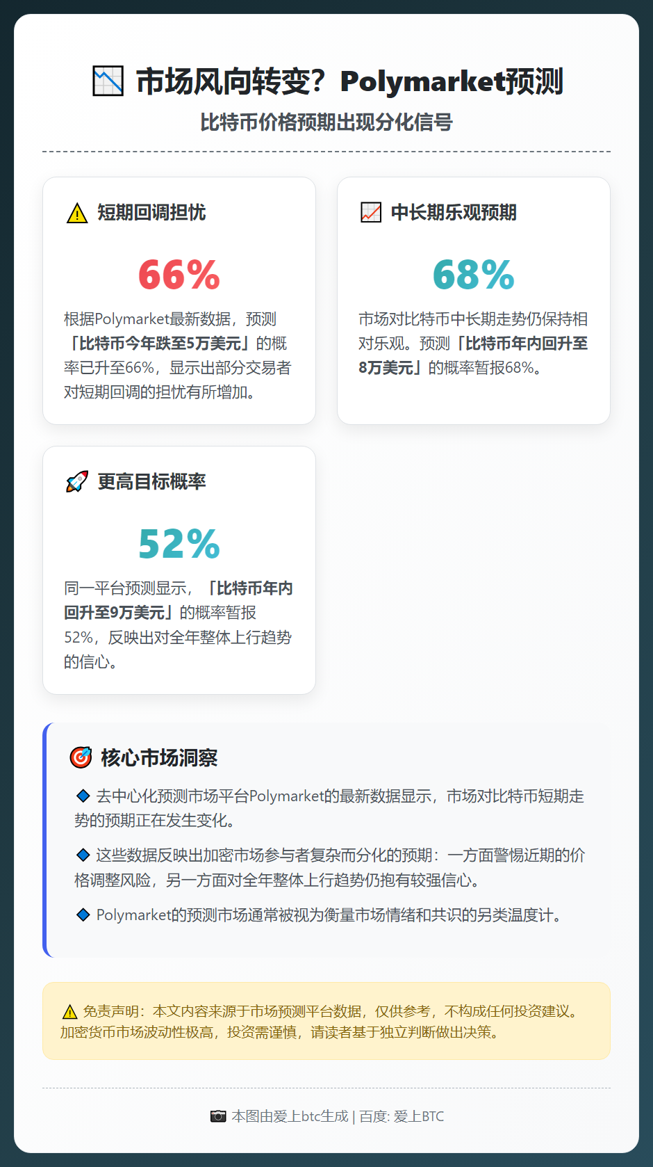 比特币今年跌至5万美元概率升至66%