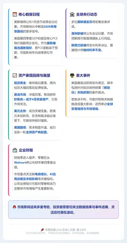 下周看点：美联储纪要、PCE数据与特朗普关税案