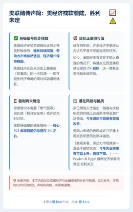 美联储传声筒：美经济或软着陆，胜利未定