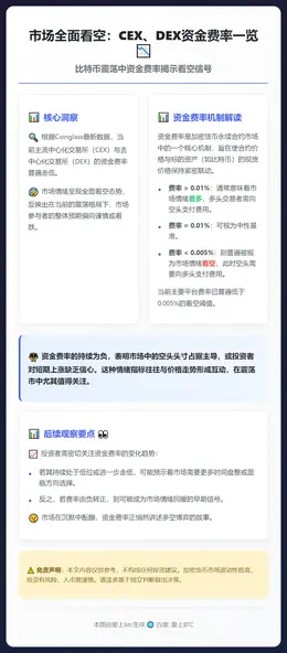 市场全面看空：CEX、DEX资金费率一览