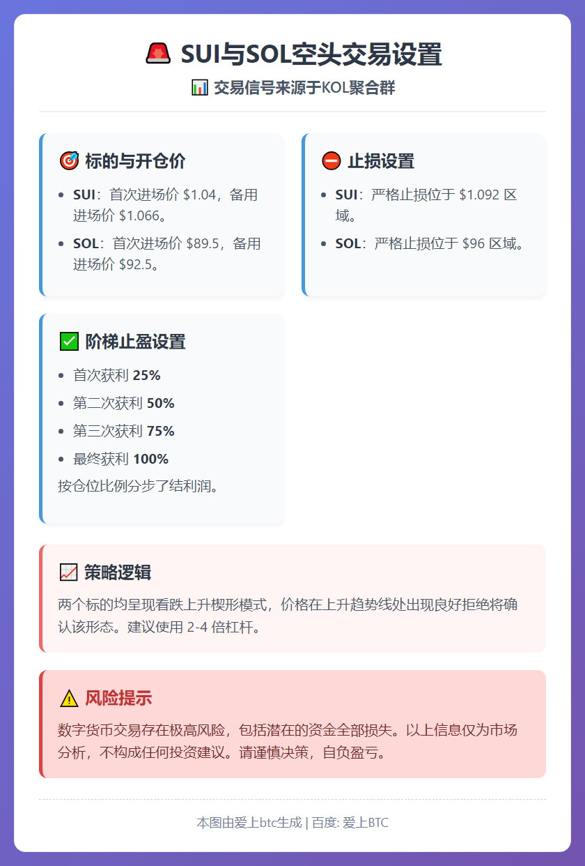 2026-02-17 16:57:52 SUI与SOL空头交易设置