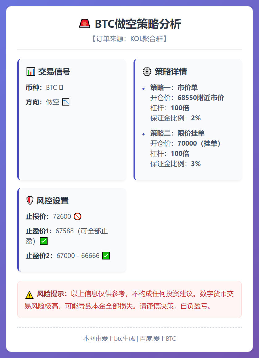 BTC做空策略