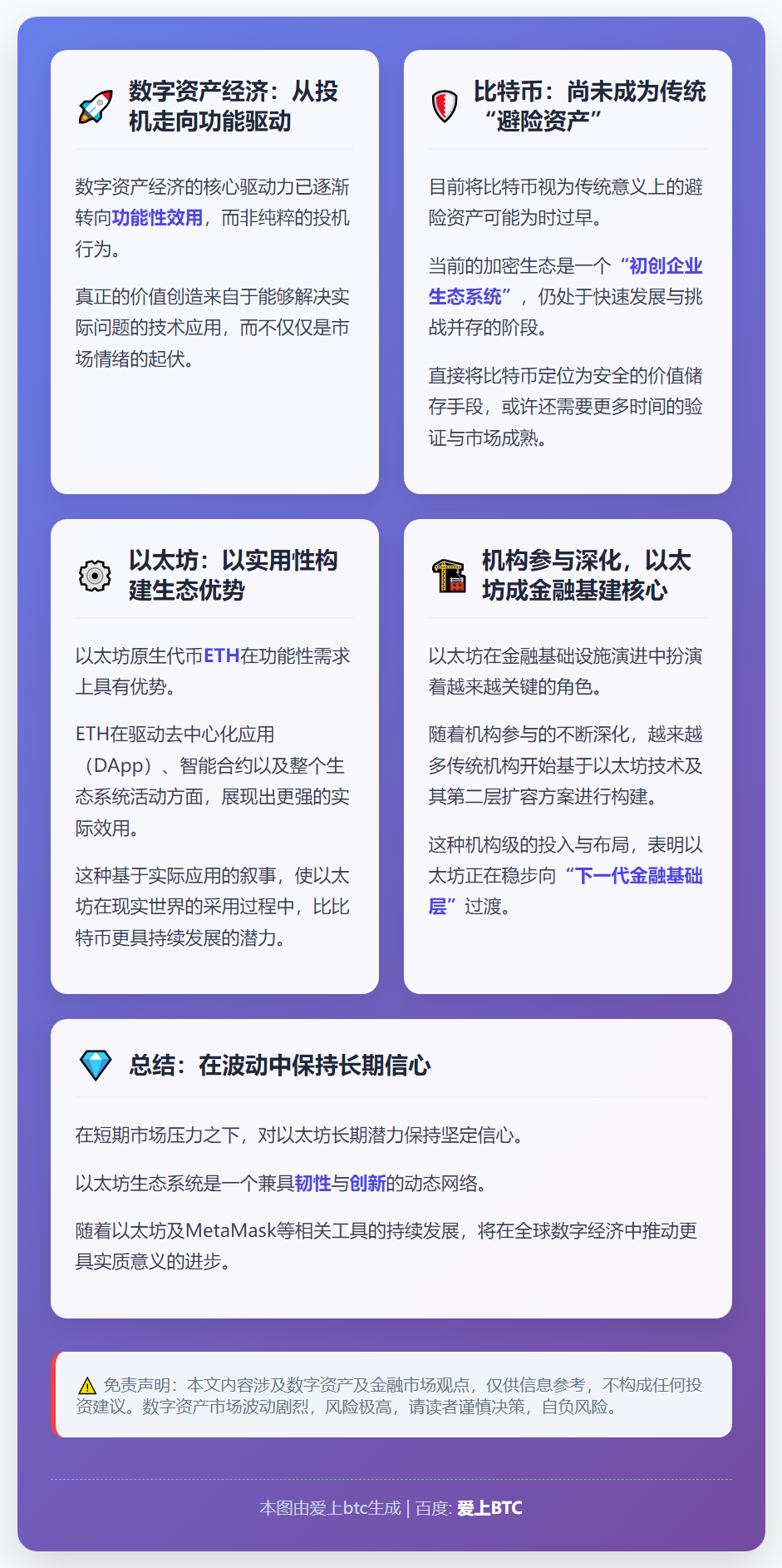 Consensys创始人：长期看好加密领域，ETH功能性需求