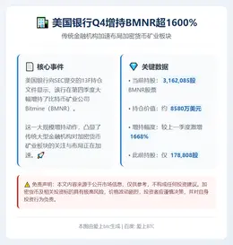 美国银行Q4增持BMNR超1600%