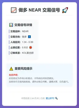 2026-02-18 23:20:56 做多 NEAR 交易信号