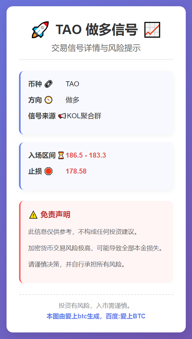TAO 做多信号