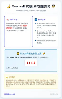 Moonwell提交恢复计划并启动赔偿