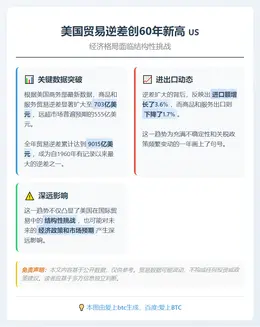 美国贸易逆差创60年新高