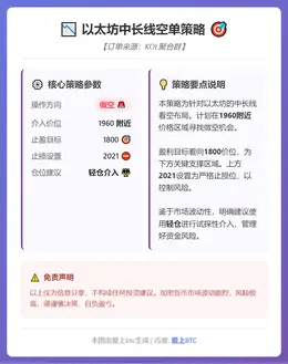 2026-02-20 22:00:08 以太坊中长线空单策略