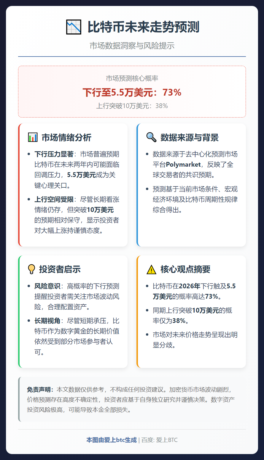比特币年内或跌至5.5万美元