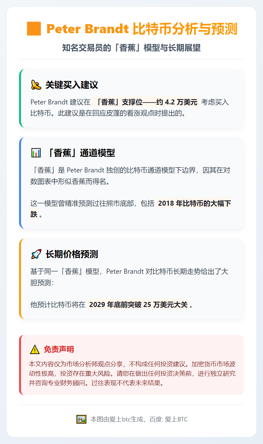 Peter Brandt建议4.2万美元买入比特币，2029