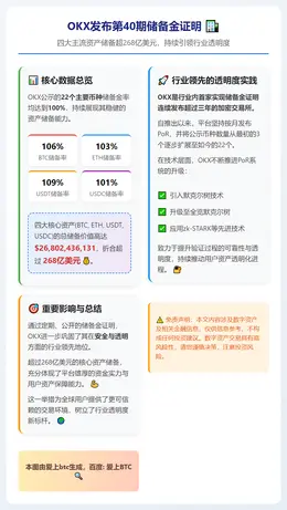 OKX第40期PoR：资产总值268亿美元
