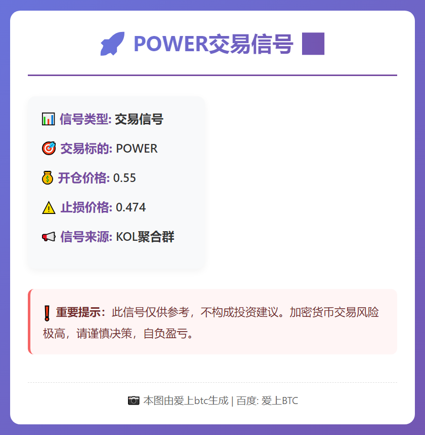 2026-02-24 15:54:39 POWER交易信号