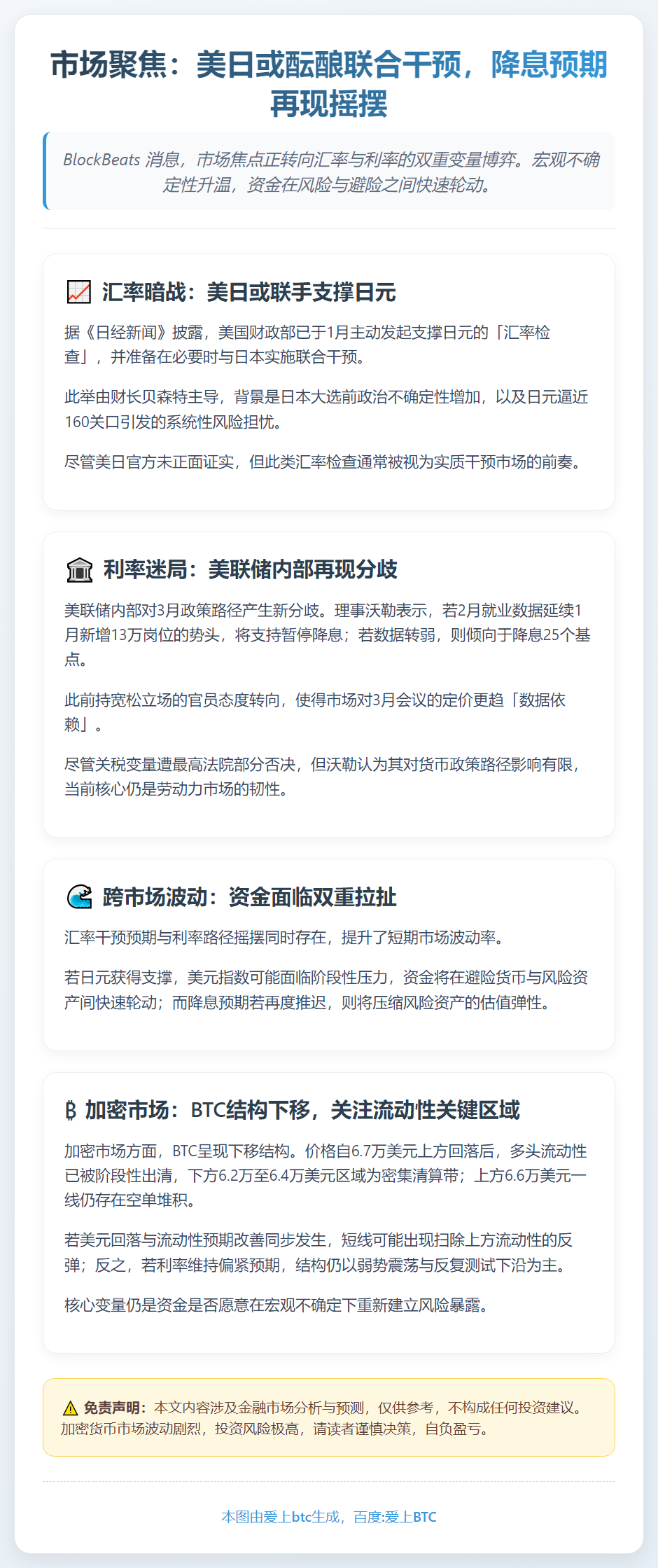 美日或联合干预，降息预期摇摆
