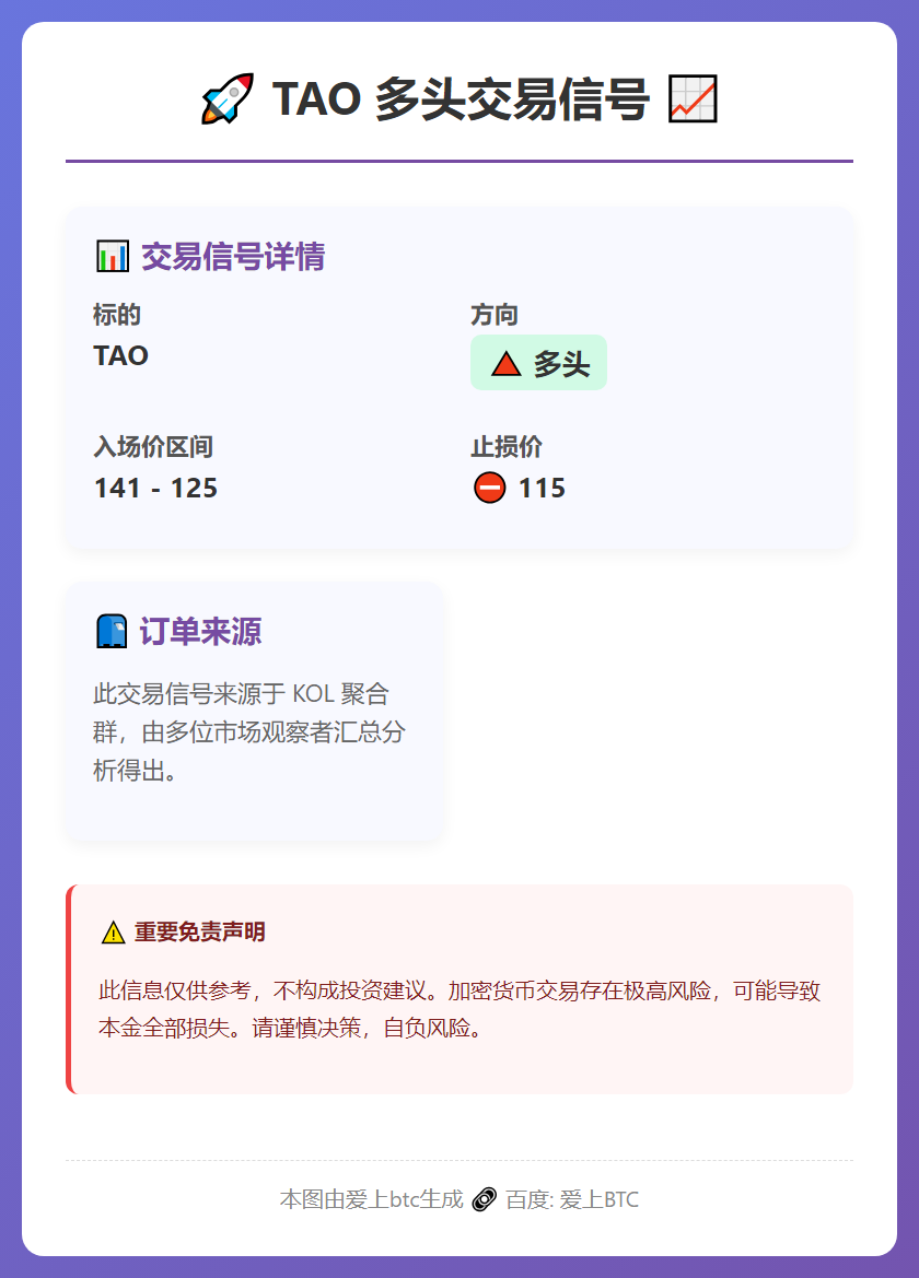 2026-02-24 17:34:36 TAO多头交易信号