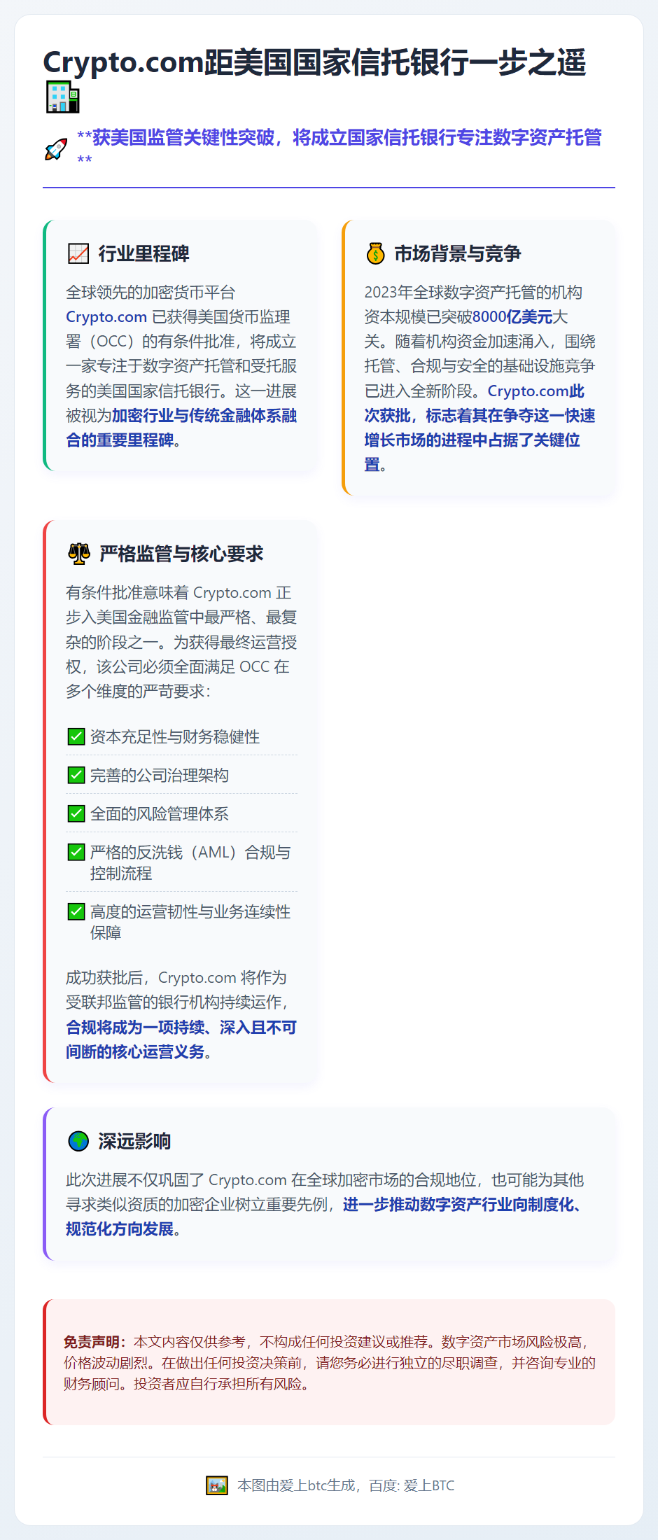 Crypto.com距美国国家信托银行一步之遥