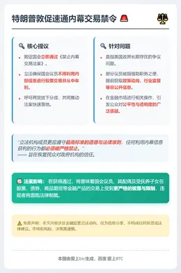 特朗普敦促速通内幕交易禁令